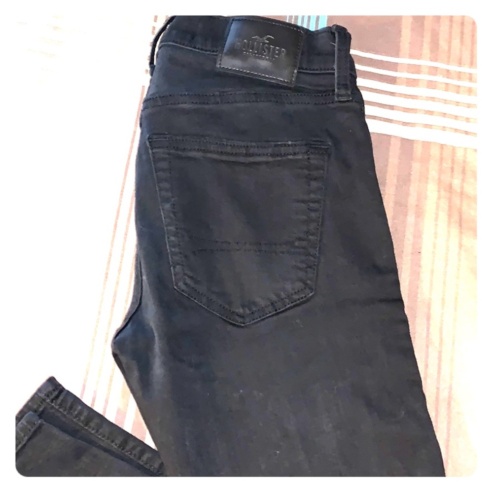 Distressed Hollister jeans